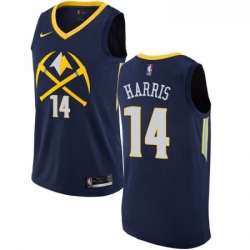 Womens Nike Denver Nuggets 14 Gary Harris Swingman Navy Blue NBA Jersey City Edition