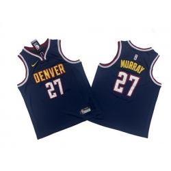 Youth Denver Nuggets 27 Jamal Murray Navy Stitched Basketball Jersey