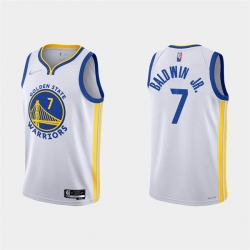 Men's Golden State Warriors #7 Patrick Baldwin Jr. 2022 White Stitched Basketball Jersey