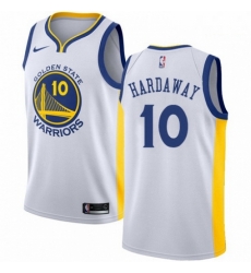 Mens Nike Golden State Warriors 10 Tim Hardaway Swingman White Home NBA Jersey Association Edition