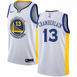 Womens Nike Golden State Warriors 13 Wilt Chamberlain Swingman White Home NBA Jersey Association Edition