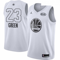 Youth Nike Jordan Golden State Warriors 23 Draymond Green Swingman White 2018 All Star Game NBA Jersey