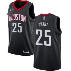 Men Nike Houston Rockets 25 Jerian Grant Black NBA Swingman Statement Edition Jersey