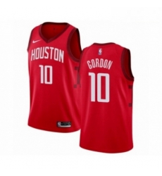 Mens Nike Houston Rockets 10 Eric Gordon Red Swingman Jersey Earned Edition