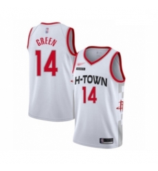 Rockets 14 Gerald Green White Basketball Swingman City Edition 2019 20 Jersey