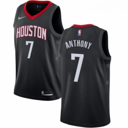 Womens Nike Houston Rockets 7 Carmelo Anthony Swingman Black NBA Jersey Statement Editi