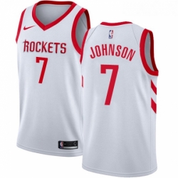 Womens Nike Houston Rockets 7 Joe Johnson Swingman White NBA Jersey Association Edition 