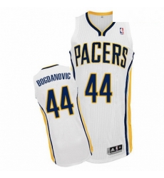 Mens Adidas Indiana Pacers 44 Bojan Bogdanovic Authentic White Home NBA Jersey 