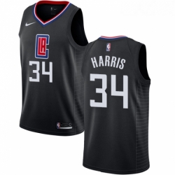 Womens Nike Los Angeles Clippers 34 Tobias Harris Swingman Black Alternate NBA Jersey Statement Edition 