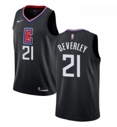 Youth Nike Los Angeles Clippers 21 Patrick Beverley Swingman Black Alternate NBA Jersey Statement Edition 