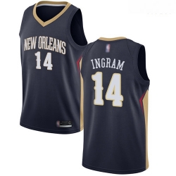 Pelicans #14 Brandon Ingram Navy Basketball Swingman Icon Edition Jersey