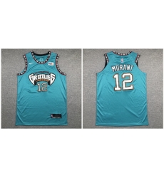 Grizzlies 12 Ja Morant Green Nike Authentic Jersey