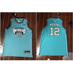 Grizzlies 12 Ja Morant Green Nike Swingman Jersey