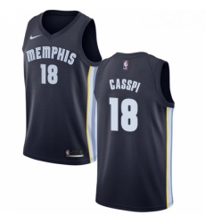 Womens Nike Memphis Grizzlies 18 Omri Casspi Swingman Navy Blue NBA Jersey Icon Edition 