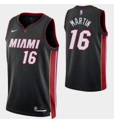 Miami Heat #16 Caleb Martin 2022-23 Icon Edition Black Jersey