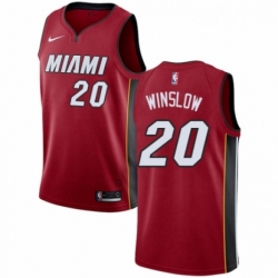 Womens Nike Miami Heat 20 Justise Winslow Authentic Red NBA Jersey Statement Edition