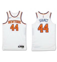 Men New York Knicks Landry Shamet #44 White Home Stitched NBA Jersey Men New York Knicks Landry Shamet #44 White Home Stitched NBA Jersey