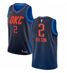 Womens Nike Oklahoma City Thunder 2 Raymond Felton Swingman Navy Blue NBA Jersey Statement Edition 