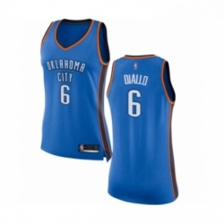 Womens Oklahoma City Thunder 6 Hamidou Diallo Swingman Royal Blue Basketball Jersey Icon Edition 