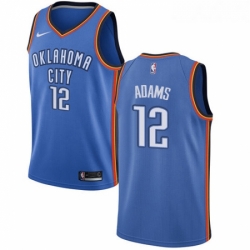 Youth Nike Oklahoma City Thunder 12 Steven Adams Swingman Royal Blue Road NBA Jersey Icon Edition