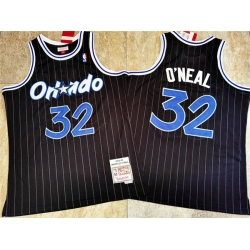 Magic 32 Shaquille O 27Neal Black 1994 95 Hardwood Classics Jersey