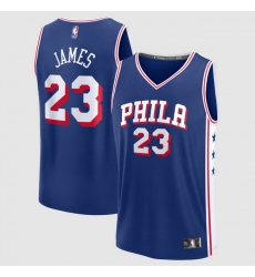 Mens Philadelphia 76ers LeBron James Fanatics Royal Fast Break Jersey Icon Edition