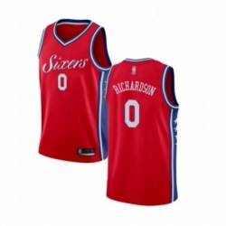 Youth Philadelphia 76ers 0 Josh Richardson Swingman Red Basketball Jersey Statement Edition 