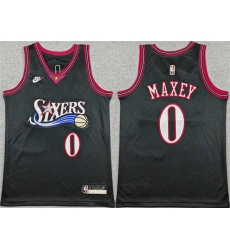 Youth Philadelphia 76ers 0 Tyrese Maxey Black 2025 26 Classic Edition Stitched Jersey Youth Philadelphia 76ers 0 Tyrese Maxey Black 2025 26 Classic Edition Stitched Jersey