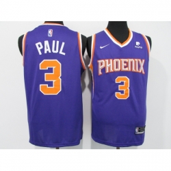 Men's Phoenix Suns #3 Chris Paul Nike Purple Swingman Jersey