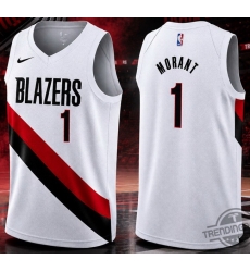Men Portland Trail Blazers JA MORANT #1 White Edition Stitched Basketball Jersey Men Portland Trail Blazers JA MORANT #1 White Edition Stitched Basketball Jersey
