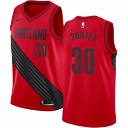 Womens Nike Portland Trail Blazers 30 Terry Porter Swingman Red Alternate NBA Jersey Statement Edition