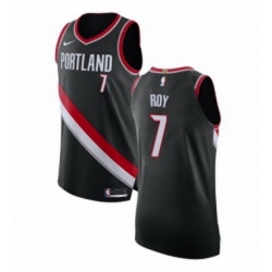 Womens Nike Portland Trail Blazers 7 Brandon Roy Authentic Black Road NBA Jersey Icon Edition