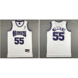 Kings 55 Jason Williams White Nike Swingman Jersey