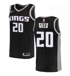 Mens Nike Sacramento Kings 20 Harry Giles Authentic Black NBA Jersey Statement Edition 