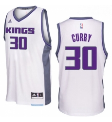 Sacramento Kings 30 Seth Curry 2016 17 Seasons White Home New Swingman Jersey 