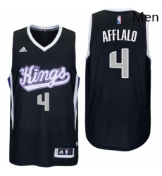 Sacramento Kings 4 Arron Afflalo Alternate Black New Swingman Jersey 