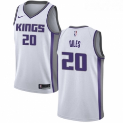 Womens Nike Sacramento Kings 20 Harry Giles Swingman White NBA Jersey Association Edition 