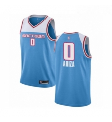 Womens Sacramento Kings 0 Trevor Ariza Swingman Blue Basketball Jersey 2018 19 City Edition 