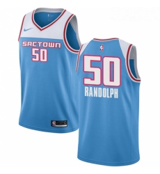 Youth Nike Sacramento Kings 50 Zach Randolph Swingman Blue NBA Jersey 2018 19 City Edition 