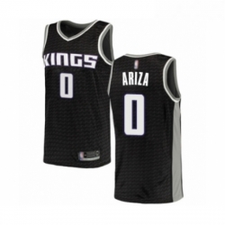 Youth Sacramento Kings 0 Trevor Ariza Swingman Black Basketball Jersey Statement Edition 