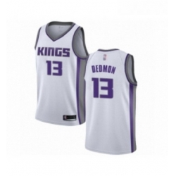 Youth Sacramento Kings 13 Dewayne Dedmon Swingman White Basketball Jersey Association Edition 