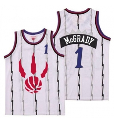 Raptors 1 Tracy McGrady White Throwback Jerseys