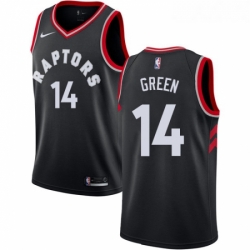 Womens Nike Toronto Raptors 14 Danny Green Swingman Black NBA Jersey Statement Edition 