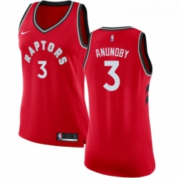 Womens Nike Toronto Raptors 3 OG Anunoby Authentic Red Road NBA Jersey Icon Edition 