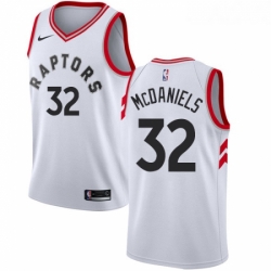 Womens Nike Toronto Raptors 32 KJ McDaniels Swingman White NBA Jersey Association Edition 