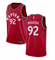 Youth Nike Toronto Raptors 92 Lucas Nogueira Swingman Red Road NBA Jersey Icon Edition