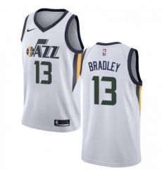 Mens Nike Utah Jazz 13 Tony Bradley Swingman NBA Jersey Association Edition 