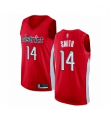 Men Washington Wizards Ish Smith Red Swingman Jersey Earned Edition