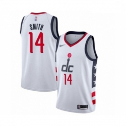 Women Washington Wizards Ish Smith Swingman White Basketball Jersey 2019 20 City Edition