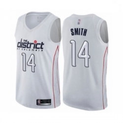 Women Washington Wizards Ish Smith Swingman White Basketball Jersey City Edition